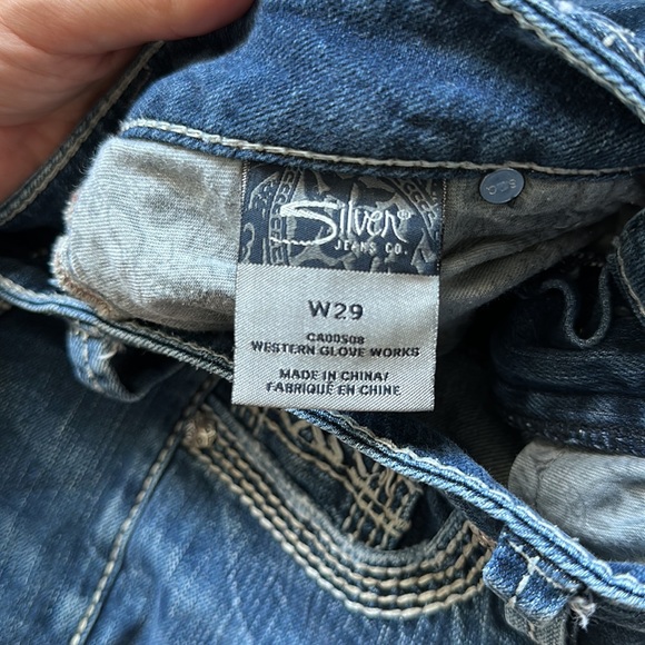 Tuesday Low Capri Silver Jeans - Picture 4 of 4